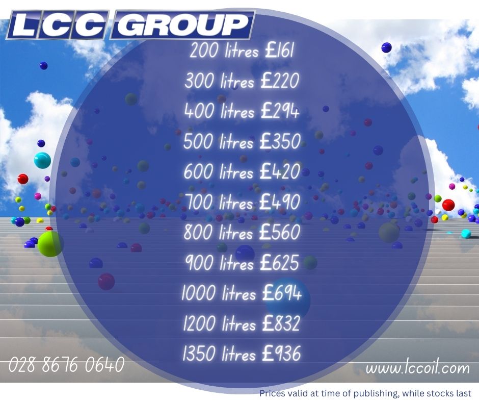 LCC Oil Prices 300 Litres